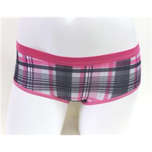 propaganda girl プロパガンダ ガール アンダーウェア ss51011 pink チェックプリントボーイショート Mサイズ