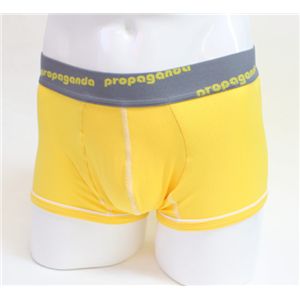 propaganda プロパガンダ メンズアンダーウェア SS31009-1602 YELLOW メッシュパイピングボクサー Sサイズ