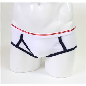 propaganda プロパガンダ メンズアンダーウェア SS35017 WHITE 「18」バックプリントブリーフ Sサイズ