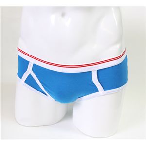 propaganda プロパガンダ メンズアンダーウェア SS35017 BLUE 「18」バックプリントブリーフ Lサイズ