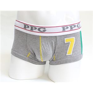 propaganda プロパガンダ メンズアンダーウェア SS330350502 GRAY NEW ナンバリングワッペンローライズ Mサイズ