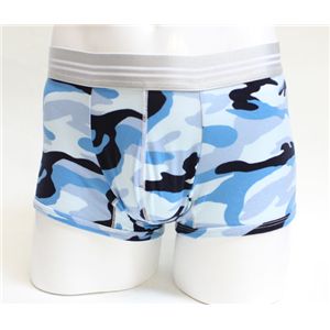 propaganda プロパガンダ メンズアンダーウェア SS31010-1902 BLUE 迷彩カップボクサー Mサイズ