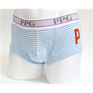 propaganda プロパガンダ メンズアンダーウェア SS33031-11902 BLUE ボーダーワッペンローライズ Lサイズ