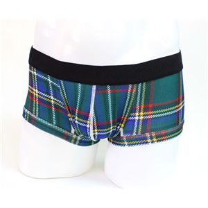 propaganda プロパガンダ メンズアンダーウェア SS330282202 GREEN タータンチェックローライズ Lサイズ