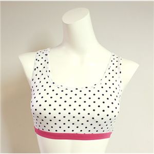 propaganda girl プロパガンダ ガール アンダーウェア ss65002 offwhite 水玉スポーツブラ Sサイズ