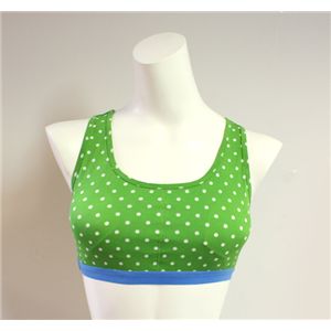 propaganda girl プロパガンダ ガール アンダーウェア ss65002 green 水玉スポーツブラ Mサイズ