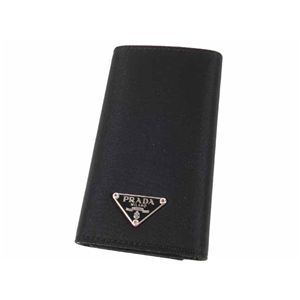 PRADA (プラダ) 6連キーケース 2M0025 TESSUTO NERO ブラック