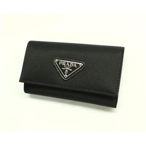 PRADA 6連キーケース 1M0222 TESSUTO NERO ブラック