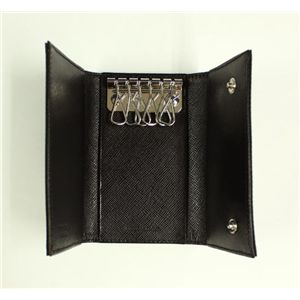 PRADA (プラダ) 6連キーケース 1M0222 TESSUTO NERO ブラック