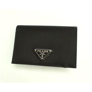 PRADA (プラダ) 二つ折り財布(札入れなし) 1M0504 TESSUTO NERO