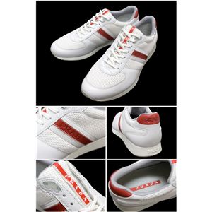 PRADA SPORTS (プラダスポーツ) スニーカー 4E1537 WHITE FLYING サイズ9