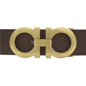 Salvatore Ferragamo(フェラガモ) リバーシブルベルト 67-5544 GO/BR