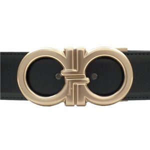 Salvatore Ferragamo(フェラガモ) リバーシブルベルト 67-8006 GO/BK