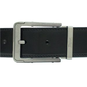 Salvatore Ferragamo(フェラガモ) リバーシブルベルト 67-8023 SIL/BK