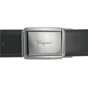 Salvatore Ferragamo(フェラガモ) リバーシブルベルト 67-8013 SIL/BK