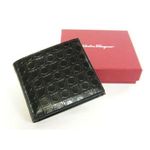 Salvatore Ferragamo（フェラガモ） メンズ 財布（コインケース付き）  66-3555 BLACK