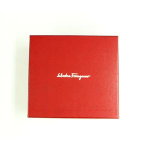 Salvatore Ferragamo(フェラガモ) Wホック財布 22-7122 NERO PEBBLE CALF