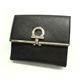 Salvatore FerragamoitFKj ܂z 22-4639 NERO PEBBLE CALF 