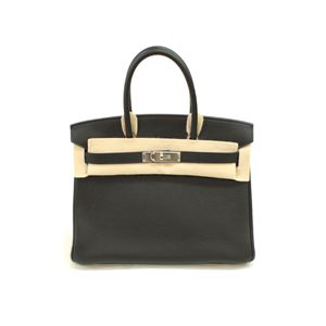 HERMES （エルメス） バッグ バーキン30cm トゴ ブラック シルバー金具