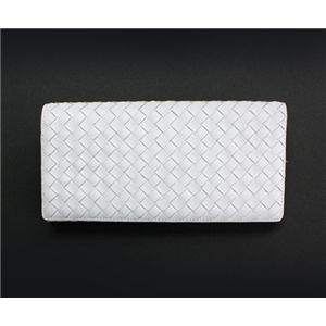 SONNE(ゾンネ)長財布 イントレチャート SOI001/WHT ホワイト