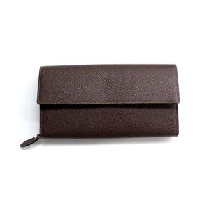 SONNE(ゾンネ)長財布 グレインレザー SOG032/CHO チョコレート