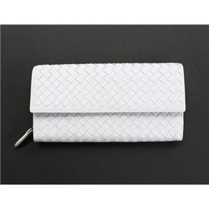 SONNE(ゾンネ)長財布 イントレチャート SOI032/WHT ホワイト