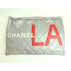 CHANEL(シャネル) コットン トートバッグ A37104 シルバー '08秋冬新作