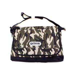 OUTDOOR(アウトドア) メッセンジャー ショルダーバッグ 12419102-73 カモフラージュ カーキ