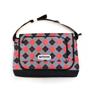 OUTDOOR(アウトドア) メッセンジャー ショルダーバッグ 12429165-10 アーガイルチェック レッド