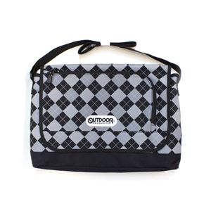 OUTDOOR(アウトドア) メッセンジャー ショルダーバッグ 12429165-60 アーガイルチェック ブラック