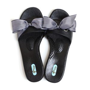 OKA b.(オカビー) レディースシューズ サンダル Madison Licorice Black/White Ribbon