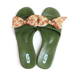 OKA b.(オカビー) レディースシューズ サンダル Madison Olive Orange Ribbon