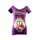 Ed Hardy（エドハーディー） Tシャツコレクション W02VNEK297 93 PU（パープル Vネック） Sサイズ