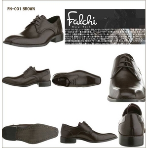 Falchi New York レザードレスシューズ 001 ブラウン 25.5