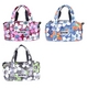 OUTDOOR（アウトドア） 花柄ドット ドラムボストンバッグ ODJA-02 ブルー
