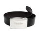 Calvin Klein（カルバンクライン） レザーベルト ブラック 5837 Made In Italy