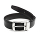 Calvin Klein（カルバンクライン） レザーベルト ブラック 6371 Made In Italy