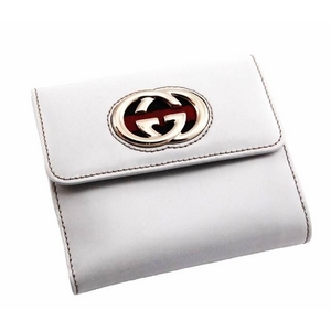 グッチ GUCCI 二つ折り財布 162759 ADH5G 9061 レザー (ホワイト)