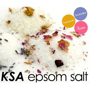 エプソムソルト KSA Epsom Salt ハーブ入り 300g  ラベンダー 入浴用ソルト
