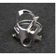CHLOE(クロエ) 2R0056-AB1-090 CHLOEロゴモチーフリング silver 48(7-8号)