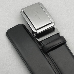 Salvatore Ferragamo(サルヴァトーレ フェラガモ) 67-8013 SIL/BKBELT ベルト
