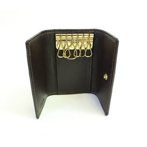 Coach(コーチ) シグネチャー6K07 BBRCNミックスリング 6連キーケース ブラウン/チェスナッツ