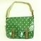 CATH KIDSTON(LXLbh\) Saddle bagC w/leatherC spotgreen