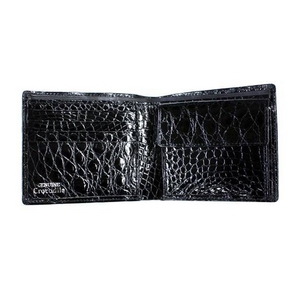 クロコダイル 2つ折り 財布札入れ 小銭入れ付きCROCODILE 367