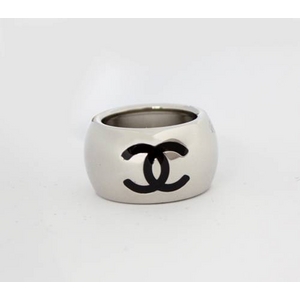 CHANEL(シャネル) リングシルバー X A38929 ブラック 14号