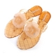 CHANEL(シャネル) トングデザイン サンダル カメリア付き 26012-36/372009新作 ラバー オレンジ 36