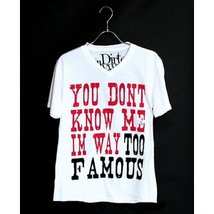 Dirtee Hollywood(ダーティーハリウッド) FMVN809 プリント 09 Tシャツカットソー ホワイト S Dirtee Hollywood(ダーティーハリウッド) FMVN809 プリント 09 Tシャツカットソー ホワイト S