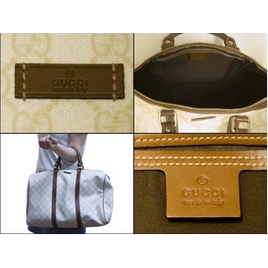 GUCCI(�O�b�`) 193602-FCIEG-9072 �{�X�g���o�b�O �x�[�W���~�z���C�g