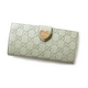 GUCCI(グッチ) 203550 AA61G 1815 Wホック 長財布グッチシマ ライトグリーン