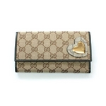 GUCCI(�O�b�`) 212101 FTAUG 8490 GG�L�����o�X �����z �x�[�W���~�_�[�N�u���E�� �n�[�g���`�[�t